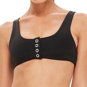 Topshop Black Bikini Top